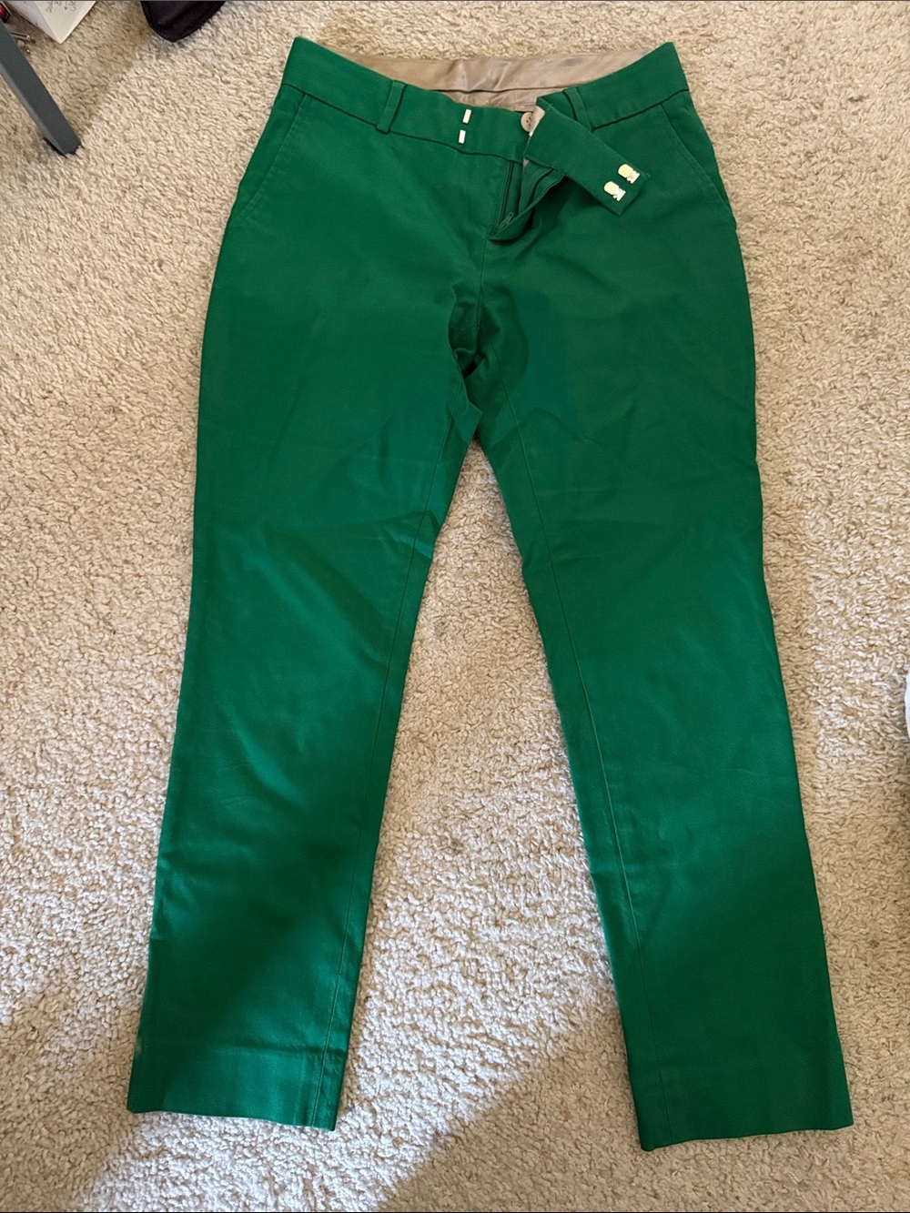 Banana Republic Green Slim Ankle Pants